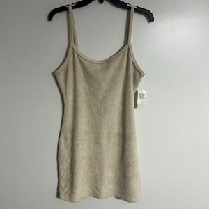 Abercrombie & Fitch Women's‎ Terry Cloth Mini Dresss Tan Size Medium NWT